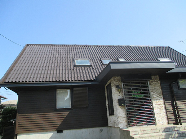 町田市　K邸　木造外壁塗装　屋根塗装　塀塗装