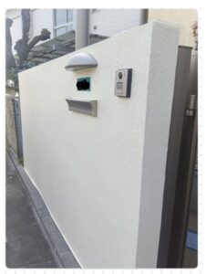 塀塗装　【大田区】