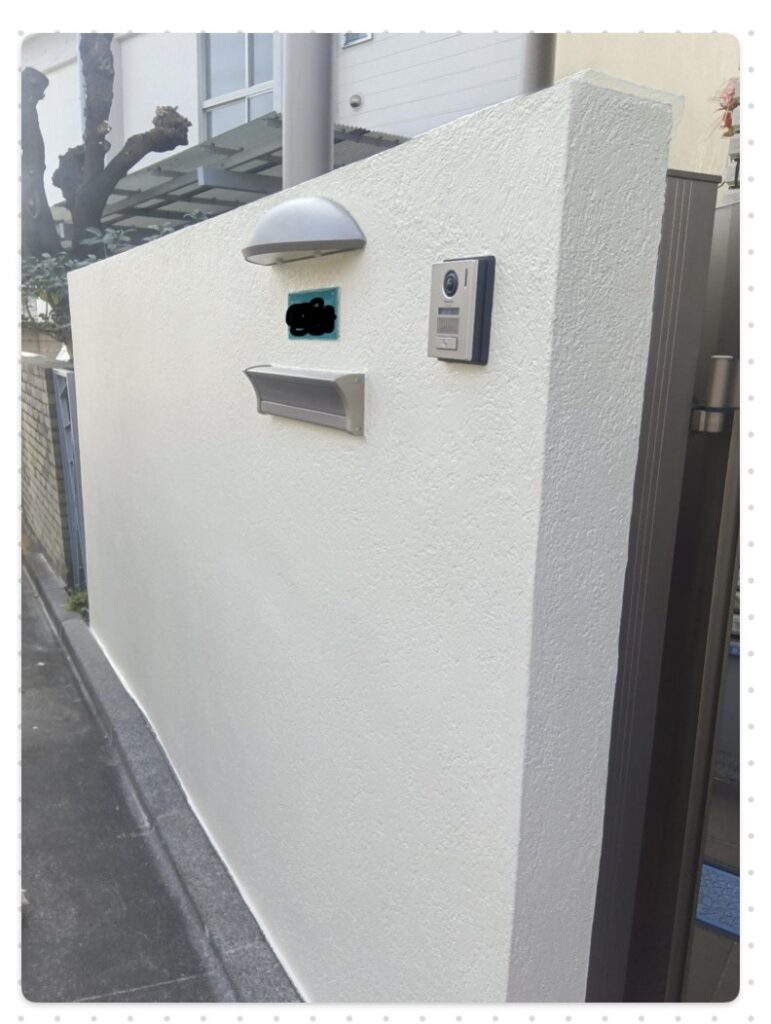 塀塗装 【大田区】